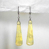 Pineapple Quartz Earrings