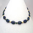 DKC ~ Azurite, Malachite, Vermiel & 14K Gold Fill Necklace