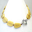 DKC ~ Yellow Jasper & Carnelian Freeform Necklace