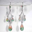 DKC ~ Candy Jade Chandelier Earrings