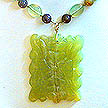 DKC ~ Jade Flower Necklace w/ New Jade & Fancy Jasper