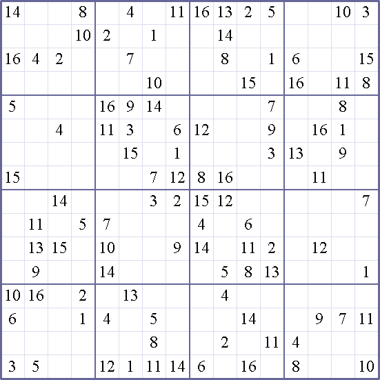 Printable Crazy Sudoku | sudoku weekly free online printable sudoku games 16x16 Printable Crazy Sudoku | sudoku weekly free online printable sudoku games 16x16