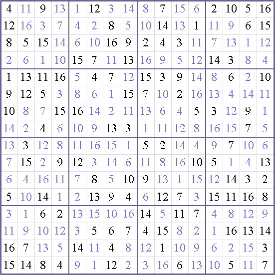 Sudoku Weekly - crazy Puzzle