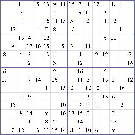 Sudoku Weekly - crazy Puzzle