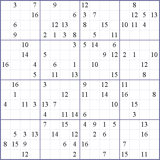 Sudoku Weekly - crazy Puzzle