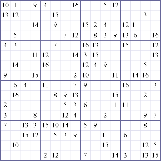 Sudoku Weekly - crazy Puzzle