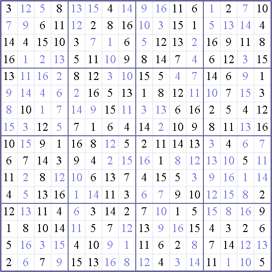 Sudoku Weekly - easy Puzzle