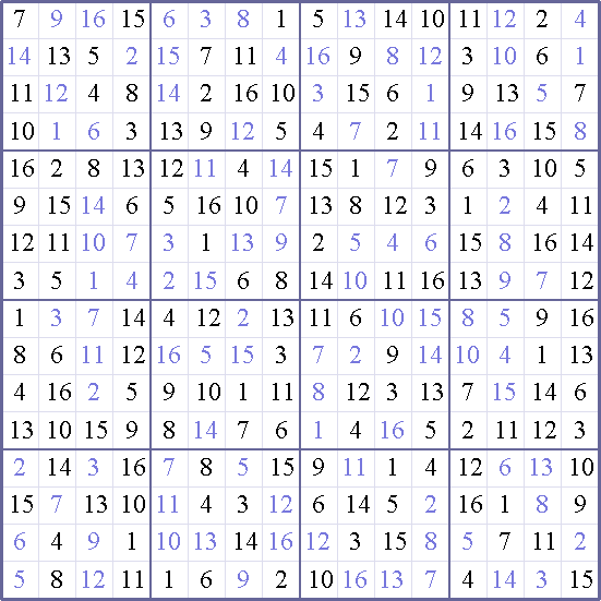 Sudoku Weekly - easy Puzzle