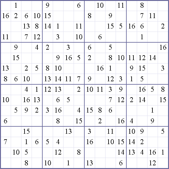 Sudoku Weekly - easy Puzzle