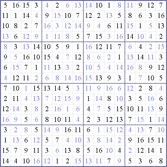 Sudoku Weekly - easy Puzzle
