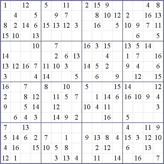 Sudoku Weekly - easy Puzzle