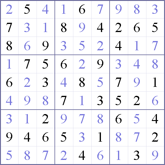 Sudoku Weekly - easy Puzzle