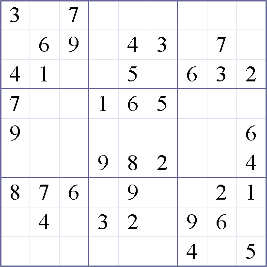 Sudoku Weekly - easy Puzzle