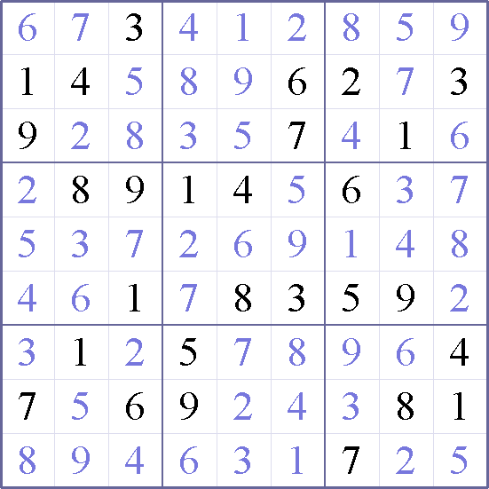 Sudoku Weekly - hard Puzzle