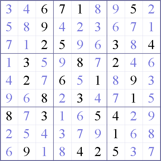 Sudoku Weekly - hard Puzzle