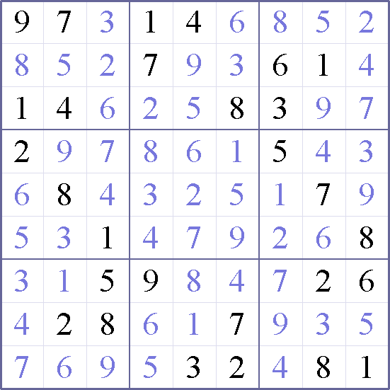 Sudoku Weekly - medium Puzzle